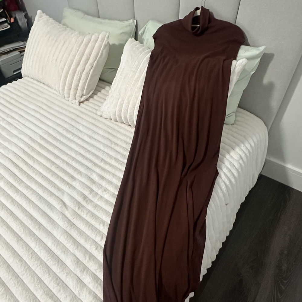 Zara Brown Maxi Dress
